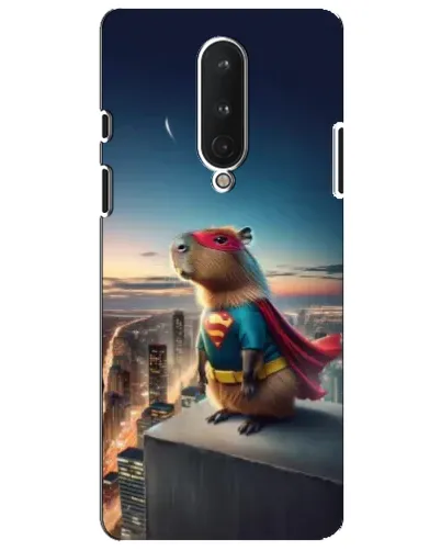 Чехол для OnePlus 8 с картинкой «Капи-мен супергерой»