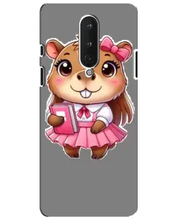 Чехол для OnePlus 8 с картинкой «Девочка капибара» Чехол для OnePlus 8 с картинкой «Девочка капибара»