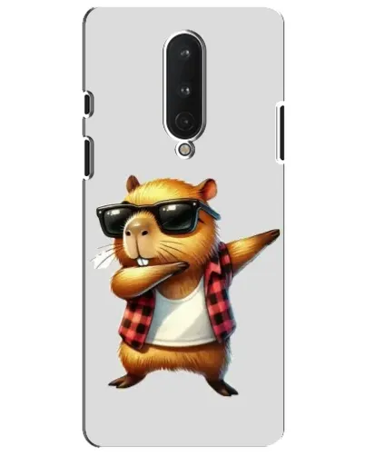 Чехол для OnePlus 8 с картинкой «Капибара рэпер даб»