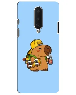Чехол для OnePlus 8 с картинкой «Капибара на скейте» Чехол для OnePlus 8 с картинкой «Капибара на скейте»