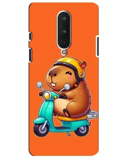 Чехол для OnePlus 8 с картинкой «Капибара на скутере» Чехол для OnePlus 8 с картинкой «Капибара на скутере»
