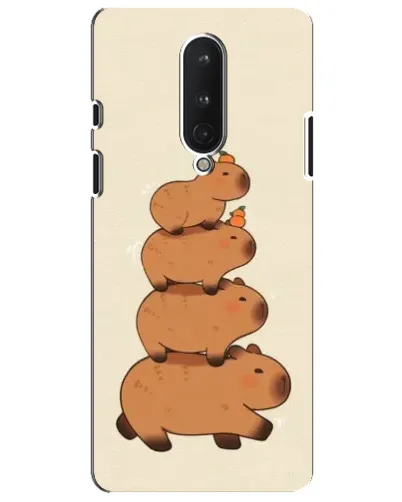 Чехол для OnePlus 8 с картинкой «Башня из капибар»