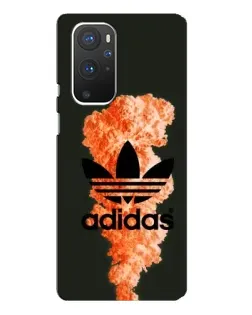 Чохол для OnePlus 9 Pro з картинкою «Помаранчевий дим Adidas»