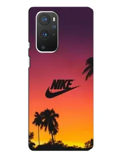 Чохол для OnePlus 9 Pro з картинкою «Nike на заході сонця»