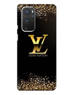 Чохол для OnePlus 9 Pro з картинкою «LV — золоті іскри»