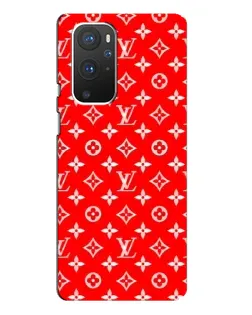 Чохол для OnePlus 9 Pro з картинкою «Яскравий паттерн LV»