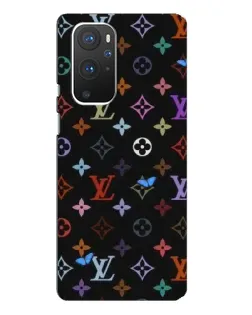 Чохол для OnePlus 9 Pro з картинкою «Кольорова монограма LV»