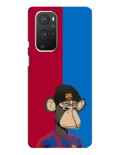 Чохол для OnePlus 9 Pro з картинкою «Bored Ape — фанат Барси»