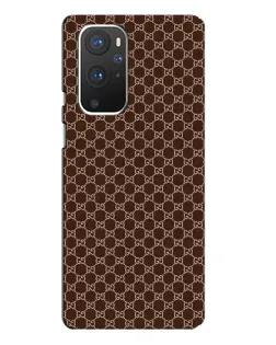 Чохол для OnePlus 9 Pro з картинкою «Gucci — шоколадна сітка» Чохол для OnePlus 9 Pro з картинкою «Gucci — шоколадна сітка»