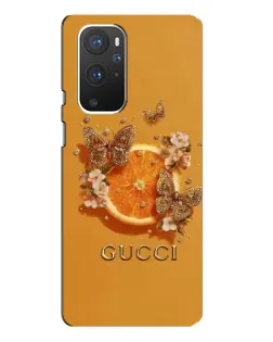 Чохол для OnePlus 9 Pro з картинкою «Gucci — золоті метелики» Чохол для OnePlus 9 Pro з картинкою «Gucci — золоті метелики»