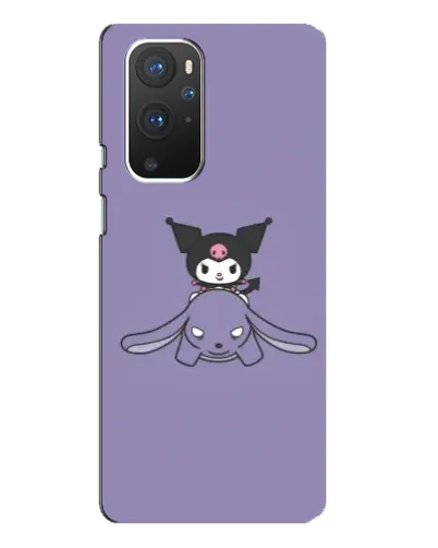 Чохол для OnePlus 9 Pro з картинкою «Kuromi на ліловому фоні» Чохол для OnePlus 9 Pro з картинкою «Kuromi на ліловому фоні»