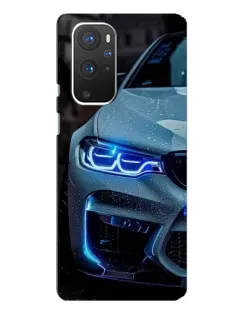 Чохол для OnePlus 9 Pro з картинкою «Погляд BMW з синіми фарами» Чохол для OnePlus 9 Pro з картинкою «Погляд BMW з синіми фарами»