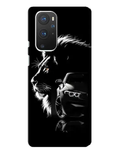 Чохол для OnePlus 9 Pro з картинкою «BMW та лев»