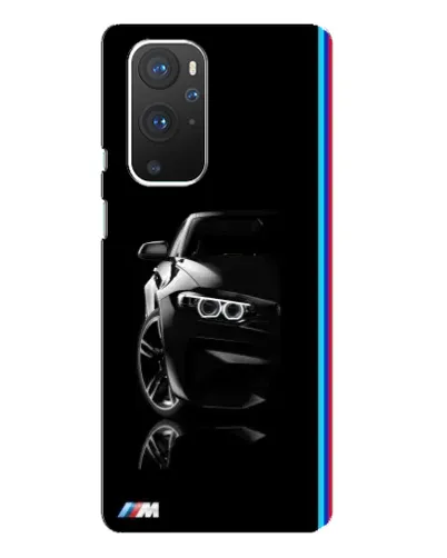 Чохол для OnePlus 9 Pro з картинкою «Силует BMW в темряві»