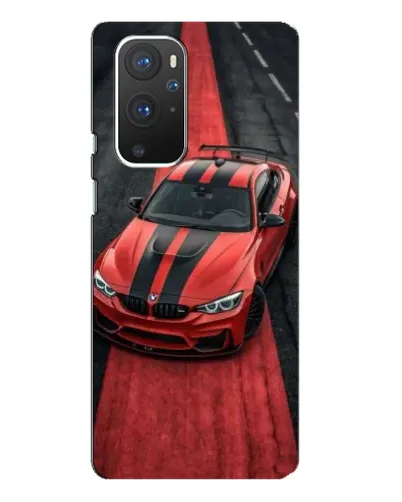 Чохол для OnePlus 9 Pro з картинкою «BMW на червоній доріжці»
