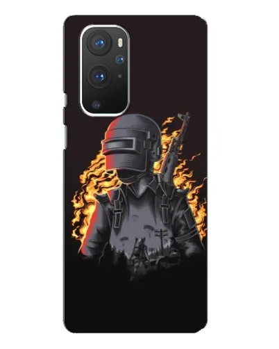 Чохол для OnePlus 9 Pro з картинкою «PUBG — вогняний силует» Чохол для OnePlus 9 Pro з картинкою «PUBG — вогняний силует»