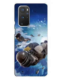Чехол для OnePlus 9 Pro с картинкой «Десант PUBG — прыжок»