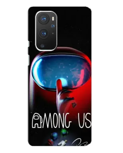 Чохол для OnePlus 9 Pro з картинкою «Червоний імпостер — макро» Чохол для OnePlus 9 Pro з картинкою «Червоний імпостер — макро»