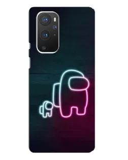 Чохол для OnePlus 9 Pro з картинкою «Among Us неон-арт» Чохол для OnePlus 9 Pro з картинкою «Among Us неон-арт»