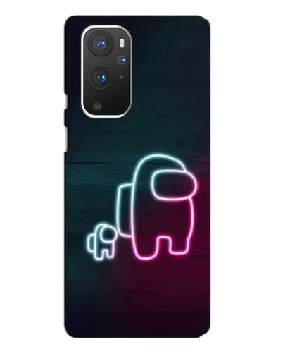 Чохол для OnePlus 9 Pro з картинкою «Among Us неон-арт» Чохол для OnePlus 9 Pro з картинкою «Among Us неон-арт»