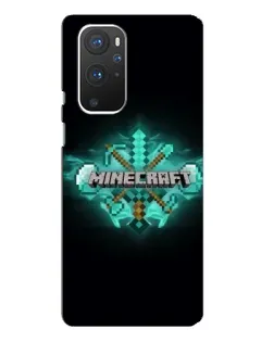 Чохол для OnePlus 9 Pro з картинкою «Minecraft Diamond лого»