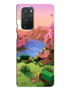 Чохол для OnePlus 9 Pro з картинкою «Рожеве дерево Minecraft»