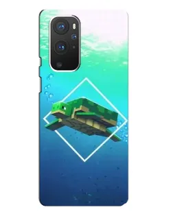 Чохол для OnePlus 9 Pro з картинкою «Черепаха Minecraft»