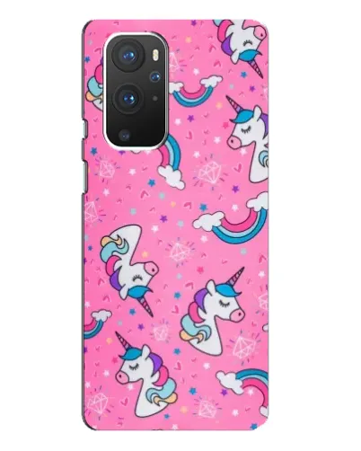 Чохол для OnePlus 9 Pro з картинкою «Unicorn паттерн рожевий» Чохол для OnePlus 9 Pro з картинкою «Unicorn паттерн рожевий»