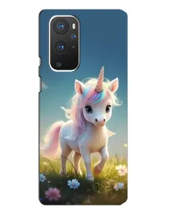 Чохол для OnePlus 9 Pro з картинкою «Єдиноріг на галявині»