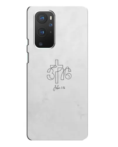 Чехол для OnePlus 9 Pro с картинкой «Иоанна 3:16 Крест» Чехол для OnePlus 9 Pro с картинкой «Иоанна 3:16 Крест»