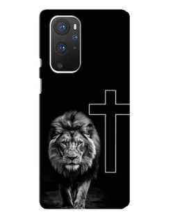 Чехол для OnePlus 9 Pro с картинкой «Лев и Крест»