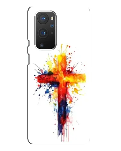 Чехол для OnePlus 9 Pro с картинкой «Акварельный крест» Чехол для OnePlus 9 Pro с картинкой «Акварельный крест»