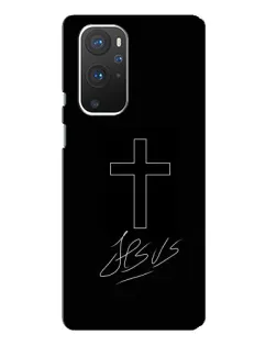 Чехол для OnePlus 9 Pro с картинкой «Графический крест Jesus» Чехол для OnePlus 9 Pro с картинкой «Графический крест Jesus»