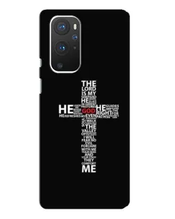 Чехол для OnePlus 9 Pro с картинкой «Текстовый крест» Чехол для OnePlus 9 Pro с картинкой «Текстовый крест»