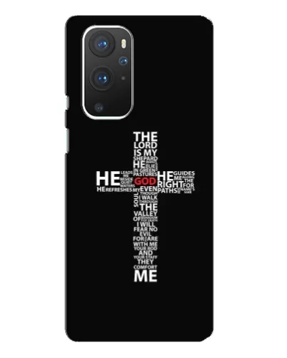 Чехол для OnePlus 9 Pro с картинкой «Текстовый крест» Чехол для OnePlus 9 Pro с картинкой «Текстовый крест»