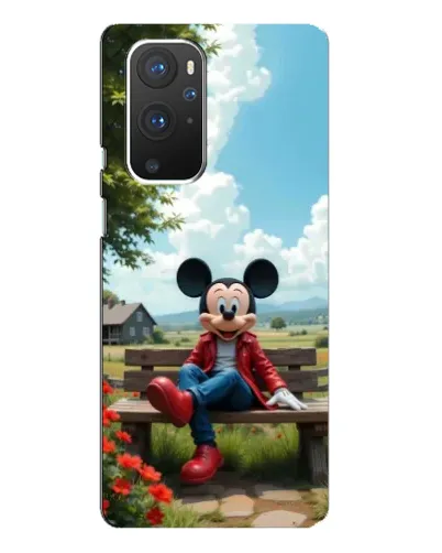 Чохол для OnePlus 9 Pro з картинкою «Міккі на лавці» Чохол для OnePlus 9 Pro з картинкою «Міккі на лавці»