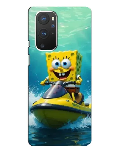 Чохол для OnePlus 9 Pro з картинкою «Спанч Боб на гідроциклі» Чохол для OnePlus 9 Pro з картинкою «Спанч Боб на гідроциклі»