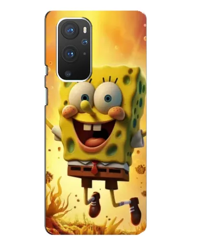 Чохол для OnePlus 9 Pro з картинкою «Губка Боб стрибає» Чохол для OnePlus 9 Pro з картинкою «Губка Боб стрибає»