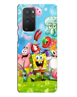 Чехол для OnePlus 9 Pro с картинкой «Губка Боб и друзья» Чехол для OnePlus 9 Pro с картинкой «Губка Боб и друзья»