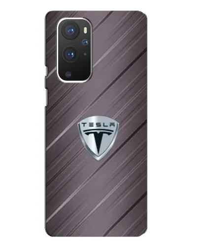 Чохол для OnePlus 9 Pro з картинкою «Металева текстура Tesla»