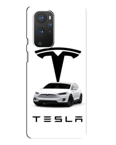 Чохол для OnePlus 9 Pro з картинкою «Tesla White Style»