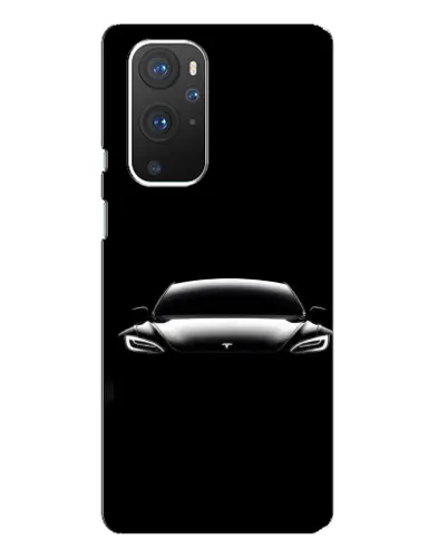 Чохол для OnePlus 9 Pro з картинкою «Фари Tesla Night»
