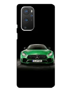 Чохол для OnePlus 9 Pro з картинкою «Mercedes — неоновий лого» Чохол для OnePlus 9 Pro з картинкою «Mercedes — неоновий лого»