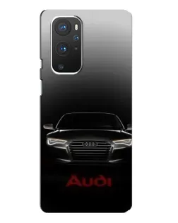 Чохол для OnePlus 9 Pro з картинкою «Audi — градієнтний контур» Чохол для OnePlus 9 Pro з картинкою «Audi — градієнтний контур»