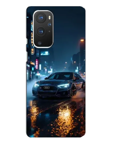 Чохол для OnePlus 9 Pro з картинкою «Нічне місто та Audi» Чохол для OnePlus 9 Pro з картинкою «Нічне місто та Audi»