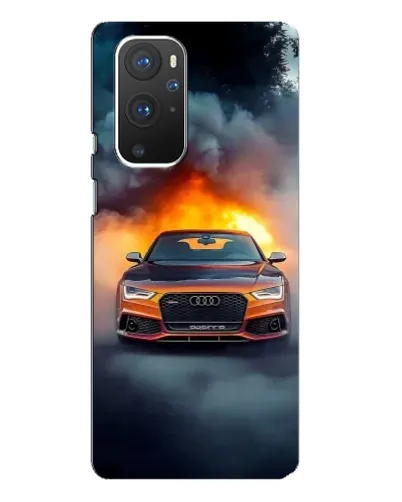 Чохол для OnePlus 9 Pro з картинкою «Audi у вогняному диму» Чохол для OnePlus 9 Pro з картинкою «Audi у вогняному диму»