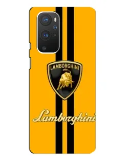 Чохол для OnePlus 9 Pro з картинкою «Lamborghini Stripe жовтий»