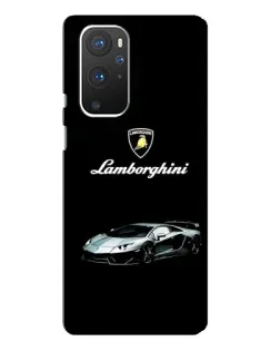 Чохол для OnePlus 9 Pro з картинкою «Логотип Lamborghini класика»
