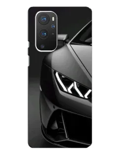 Чохол для OnePlus 9 Pro з картинкою «Lamborghini фари деталізація»