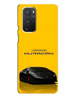 Чохол для OnePlus 9 Pro з картинкою «Lamborghini Huracan чорний»